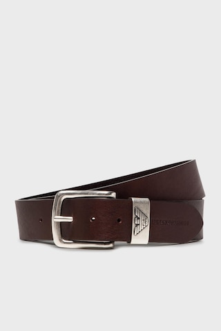 Emporio Armani Logolu Hakiki Deri Kemer Erkek Kemer Y4s201 Ydd6g 80005 Kahve