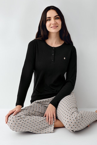 Pierre Cardin Kadın Siyah Pijama Takımı Pc9102-s-v1 Siyah
