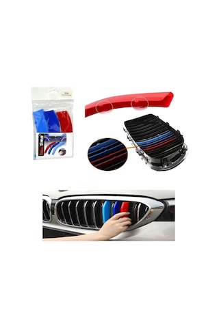 Bmw 3 Serisi F30 2013-2018 Uyumlu 11 Rods 3m Ön Panjur Böbrek Klips