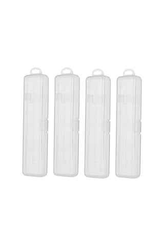 Mufunye Dışarıda Diş Fırçalama Endişesine Son Şık Ve Hijyenik Elektrikli Diş Fırçası Kutusu, Pp Malzeme, 4 Adet, 22 10 6cm.