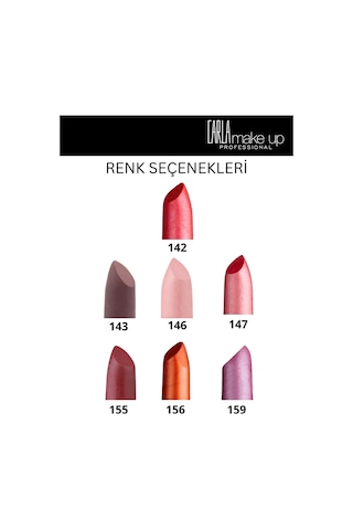 Carla Professional Make Up Ruj Lipstick Açık Kahve 142 Koyu Nar Çiçeği
