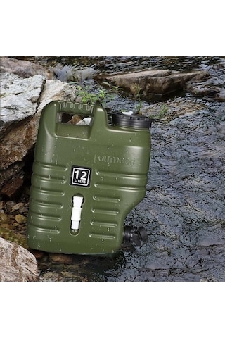 Novahub Sunnyhike 12l Musluklu Dayanıklı Kamp & Piknik Su Bidonu, Piknik Sevgilisi İçin Uygun Altın