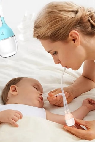 Babyhope Esp-923 Bebek & Çocuk Burun Aspiratörü 0-10 Yaş Uyumlu Temizleme Cihazı Pembe