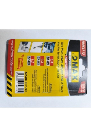 3 Lü Set Bits Uzatma Adaptörü Lokma Tutucu Bits Lokma Adaptörü 1/4-3/8-1/2 Lokmalar İçin Üçlü Set