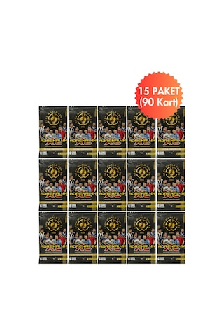 Toyika Panini Club World Cup 25 Lisanslı Orijinal Trading Kartları Cards Koleksiyonluk 6lı X 15 Paket