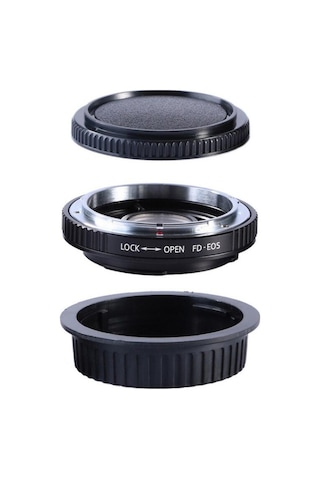 Canon Eos için- Canon Fd Lens Adaptörü Optikli