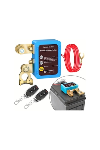 Cordial Car Akü Bağlantı Kesici 240a Uzaktan Kumandalı Akü Anahtarı 12v Araç Aküsü Güvenlik
