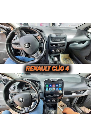 Renault Clio 4 Old 2013-2015 10 inç 6-64 GB PRO Android Carplay Multimedya