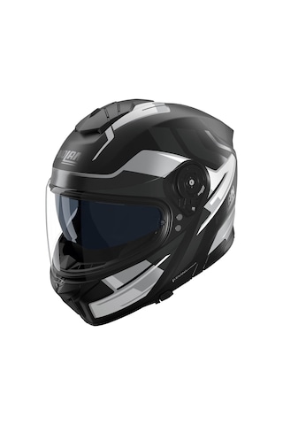 Nolan N80.8 Trittico 359 Kapalı Kask Siyah Beyaz