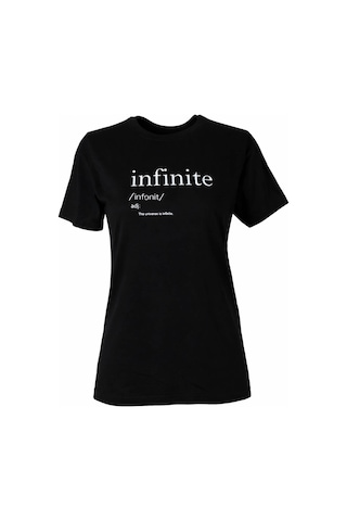 Trender İnfinite O Yaka Siyah Kadın T-shirt 26ydt1000017 Siyah
