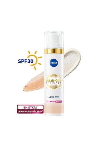 Luminous630 Koyu Leke Karşıtı Cc Yüz Kremi Açık Ton 40ml