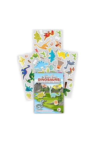 My Sticker Book '' Dınosaurs'' , Tükenmeyen Sticker Kitabı Dinazorlar