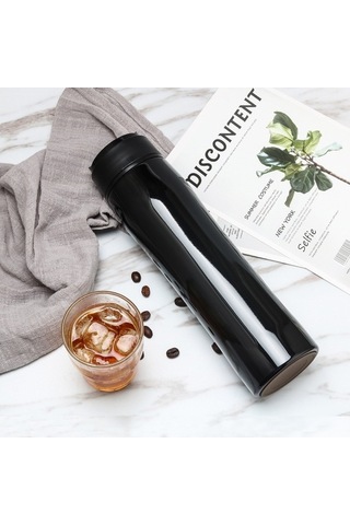 Ebitda French Press Kahve Makinesi, Sıcak & Soğuk, Yalıtım Teknolojisi Siyah