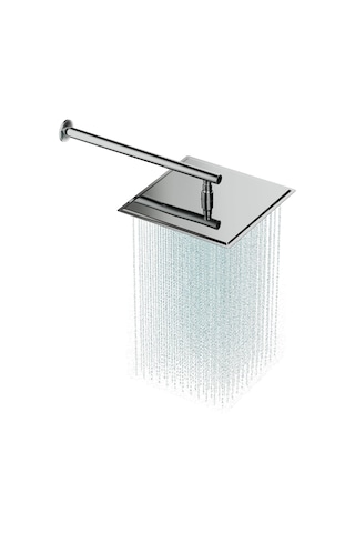 Aqua Bagno Mega Kare Tepe Duşu , Paslanmaz Krom ,30x30 Cm. Krom
