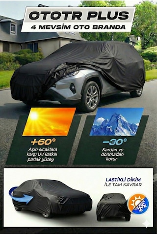 Peugeot 3008 Araç Brandası Siyah
