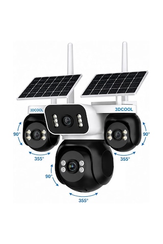3dcool 2400fg 8mp 4 Kamera 4g Aov Esım Solar Kamera