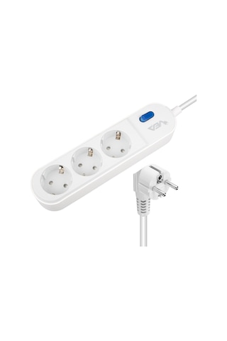 3lü Anahtarlı 1.5 Metre Akım Korumalı Grup Priz Made In Malaysıa Diğer