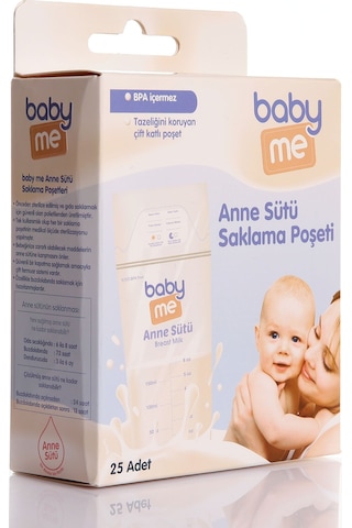 Baby Me Süt Saklama Poşeti 25 Adet