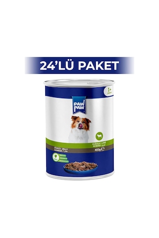 Paw Paw Jelly Kuzu Etli Yetişkin Köpek Konserve Maması 24 x 400 G Paw Paw Jelly Kuzu Etli Yetişkin Köpek Konserve Maması 24 x 400 G