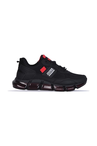 Wickers 2537 Syh-krmz Erkek Sneaker Ayakkabı Siyah