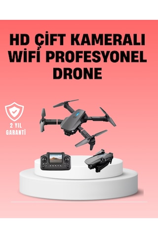 Wifi Fpv Canlı Görüntü Aktarımlı Katlanabilir Drone