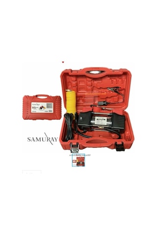 Smr-msm 12 Volt Mini Araç Kompresörü Güçlü Çift Piston Kompresör