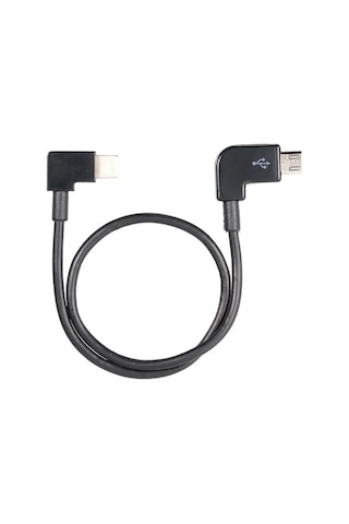 Willowhaven Djı Mavic Pro Spark İçin Micro Usb'dan Lightning Dönüştürücü Kablosu 27cm Esnek Dayanıklı