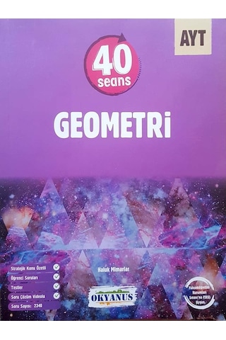 AYT 40 Seans Geometri  -  Tarık Ölmez  -  Okyanus Eğitim