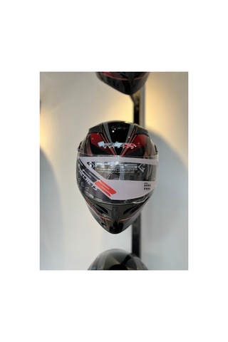 Rs2 Çene Açılır Güneş Vizörlü Kask Kırmızı