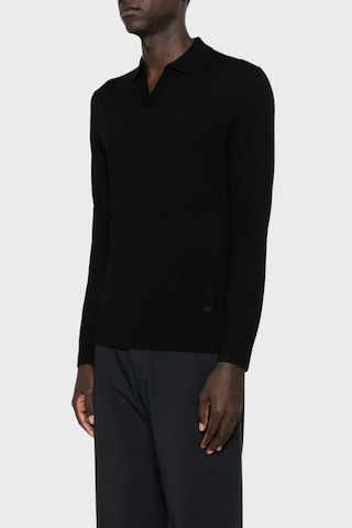 Emporio Armani Erkek Polo Yaka Kazak Em002479 Af19543 Uc001 Siyah Siyah