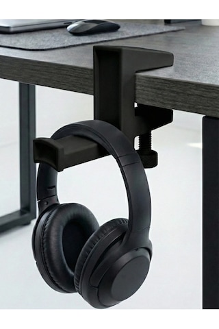 Premium Minimalist Gamer Çok Amaçlı Ayarlanabilir Kulaklık Standı - Siyah Premium Minimalist Gamer Çok Amaçlı Ayarlanabilir Kulaklık Standı - Siyah