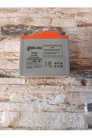 Ytx5 12v 5ah Motosiklet Aküsü 2024 Üretim Tarihli