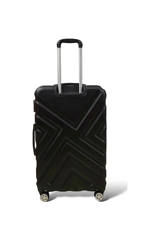 %100 Abs Kullanışlı Darbeye Dayanıklı Ortaboy Valiz Siyah