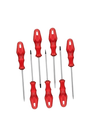 Hmngoxx Düz Ve Yıldız Başlıklı 7li Tornavida Seti Ergonomik Tutma Tkndhmngoxx