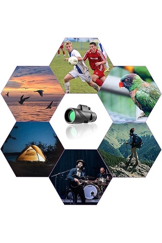 Techtic 80x100 Taşınabilir Monoküler Dürbün Teleskop Uzun Menzill