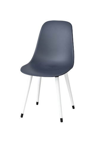 Vilinze Eames Beyaz Ahşap Ayak Plastik Füme Sandalye Eames-beyaz Füme - Beyaz