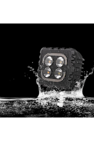 Off Road 3 İnç Led Aydınlatma Kaput Üstü Led Tampon Gündüz Led Ve Sis Farı Projektör Lambası Seti