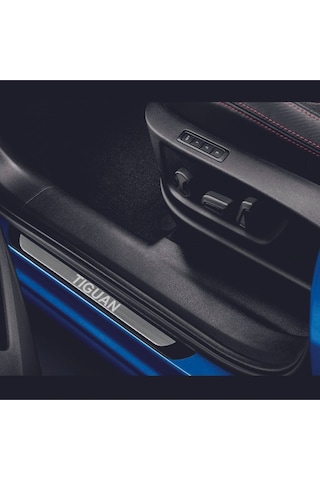 Volkswagen Tıguan Tüm Modeller Old Krom Kapı Eşiği 4 Parça Paslanmaz Çelik
