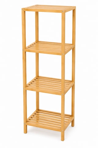 Robin Home 4 Raflı Bambu Çok Amaçlı Banyo & Mutfak Düzenleyici Bej