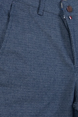 Terapi Men Erkek Mavi Slim Fit Keten Şort Çokrenkli5
