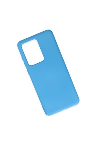 Samsung Uyumlu Galaxy S20 Ultra Kılıf Nano İçi Kadife Silikon Mavi\