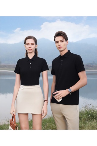 New Performance Premium Polo T-shirt %72,8 Pamuk %27,2 Polyester Siyah