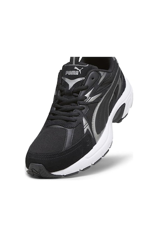 Puma Milenio Tech Suede 393489 01 Kadın Yürüyüş Ve Koşu Ayakkabısı Siyah Gümüş 36-40 Siyah - Gümüş