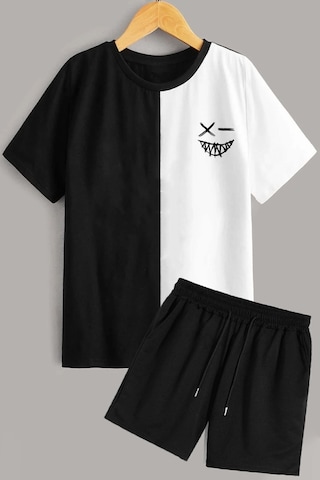 Brooklyn Şort T-shirt Eşofman Takımı Siyah3 Siyah