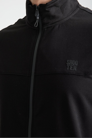 Shooter Sportswear Shooter Erkek Elit Class Eşofman Takımı Mevsimlik Kapüşonlu Manşetli Paça Rahat Kalıp Siyah