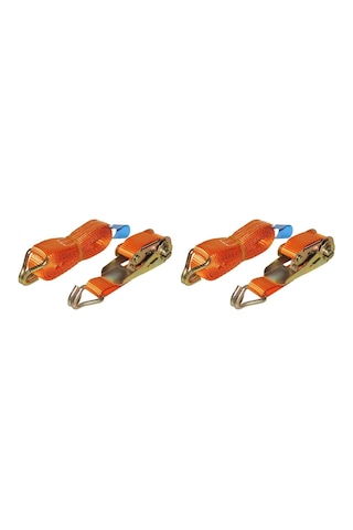Apera Safeset Sg-27 25mm 1 İnç Spanzet 4 Mt Kolon Takım 400-800 Kg Kaldırma 6 Mm Çift J Kanca 1.1 Yük Gerdirme Hal