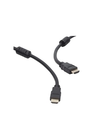 Plastik Düz Siyah 5 Metre Poşetli Hdmı Kablo