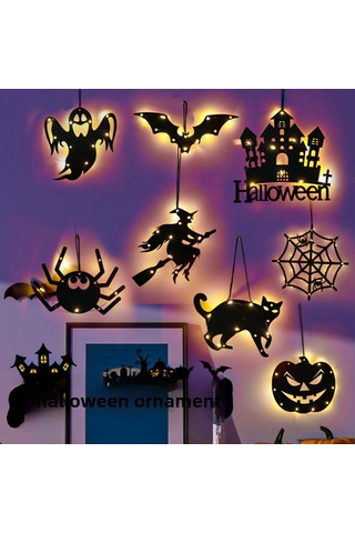 Yifomall Halloween Kabak Hayalet Led Işıklı Süs, Korku Atmosferi Oluşturucu, Akrilik Kasa, Ip44 Koruma, Parıltı Efekti, 4.5v Pil Dahil, Odalar İçin Dekorasyon Aksesuarı