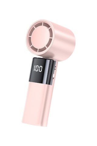 Taşınabilir Yüksek Hızda Turbofan Usb Şarj Edilebilir Elektrikli Fan Dijital Ekran Destekli 100 Hızda Sonsuz Ayarlanabilir Kamp Seyahati Ev Ofisi İçin