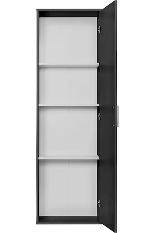 Syra Çok Amaçlı Dolap - Kiler Dolabı - Banyo Dolabı - 60 Cm Antrasit